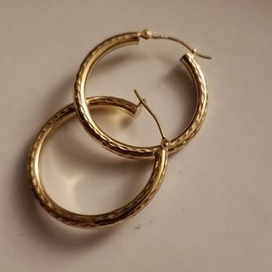 Gold Hoop Earrings